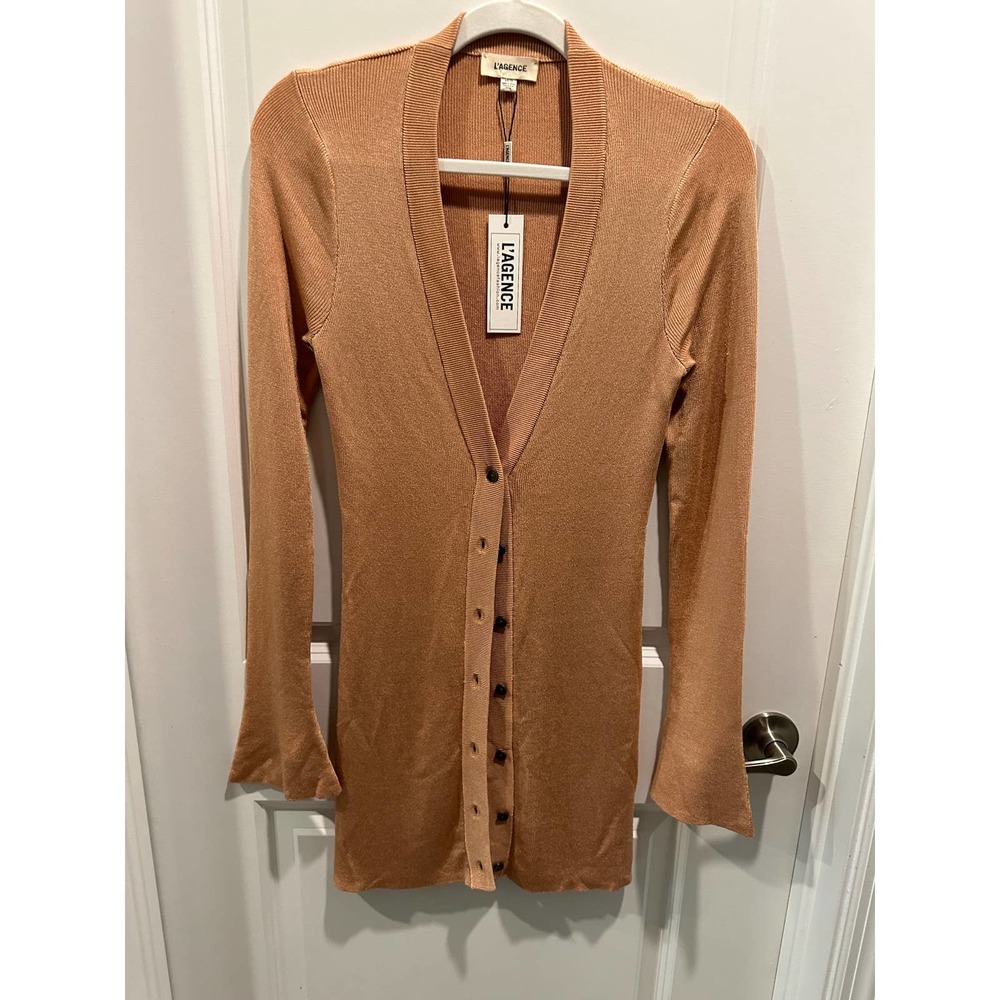 L'AGENCE Lucas Longline Cardigan - Picture 6 of 16